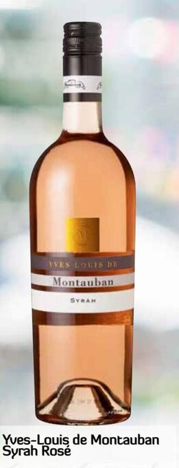 BelBev Yves-Louis de Montauban Syrah Rosé aanbieding