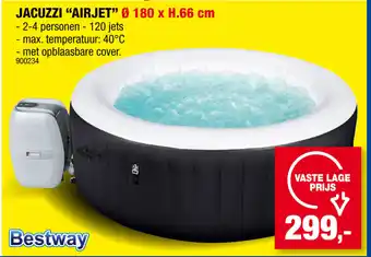 Hubo JACUZZI "AIRJET" aanbieding