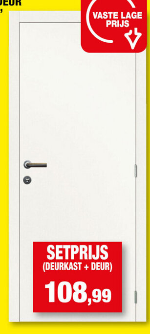 Hubo MDF DEURKAST 202,2 x 16,5 cm aanbieding