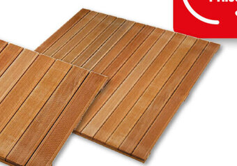 Hubo TEGEL HARDHOUT, 100 x 100 cm aanbieding