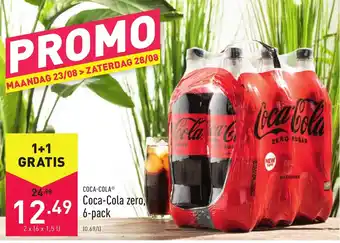 ALDI Coca-cola zero, 6-pack aanbieding