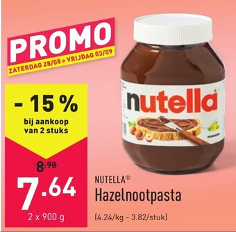 Nutella Hazelnootpasta