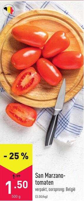 ALDI San Marzano tomaten aanbieding