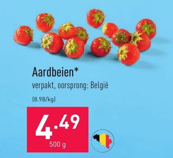 ALDI Aardbeien 500g aanbieding