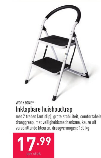 Inklapbare huishoudtrap