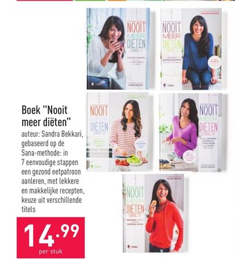 ALDI Boek "nooit meer dieten aanbieding