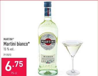 ALDI Martini bianco 75cl aanbieding