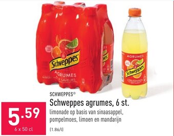 ALDI Schweppes agrumes aanbieding