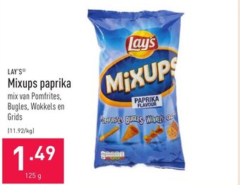 ALDI Mixups paprika 125g aanbieding