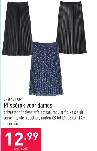 ALDI Plisserok voor dames aanbieding
