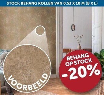 Zelfbouwmarkt Stock behang rollen van 0.53 x 10 m (b x l) aanbieding