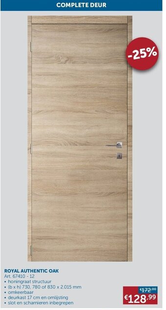 ROYAL AUTHENTIC OAK • honingraat structuur