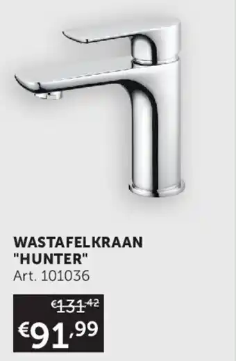 Zelfbouwmarkt WASTAFELKRAAN "HUNTER" aanbieding