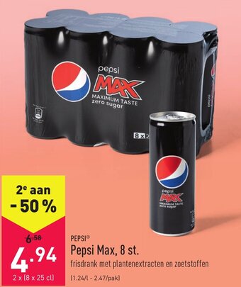 ALDI Pepsi Max aanbieding