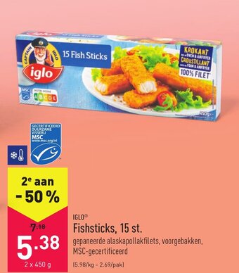 ALDI Fishsticks aanbieding