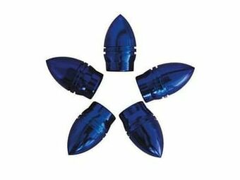 Multi bazar Ventieldopjes Kogel Blauw 5St aanbieding