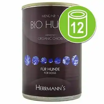 Zooplus 12x400g Herrmann’s Menu Gemengd Smulpakket Hondenvoer aanbieding