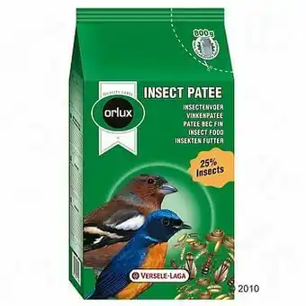 Zooplus 800g Orlux Insect Paté Versele-Laga Vogelvoer aanbieding