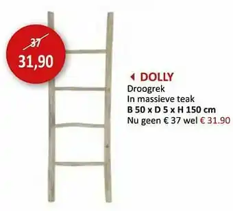Weba Dolly droogrek aanbieding