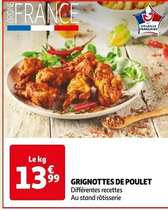 Auchan GRIGNOTTES DE POULET aanbieding