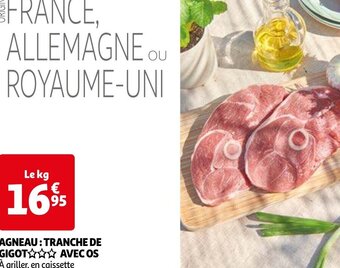 Auchan AGNEAU: TRANCHE DE GIGOT AVEC OS aanbieding