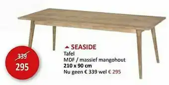 Weba Seaside tafel aanbieding