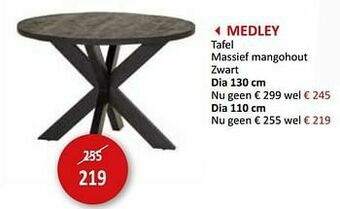 Medley tafel