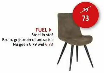 Weba Fuel stoel in stof aanbieding