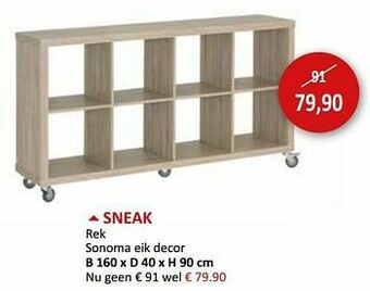 Weba Sneak rek aanbieding