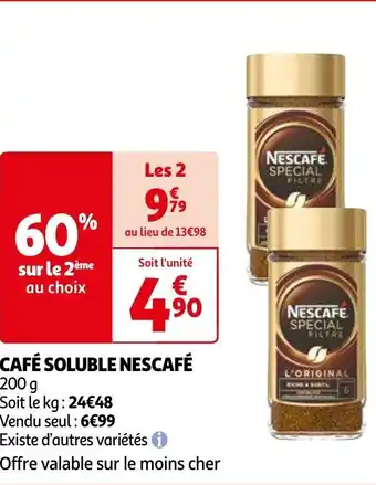 CAFÉ SOLUBLE NESCAFÉ 200G