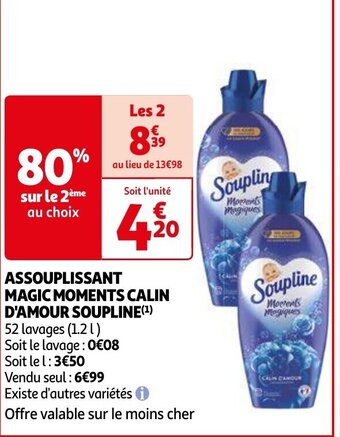 ASSOUPLISSANT MAGIC MOMENTS CALIN D'AMOUR SOUPLINE