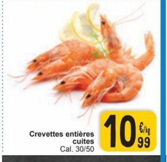 Cora Crevettes entières cuites aanbieding