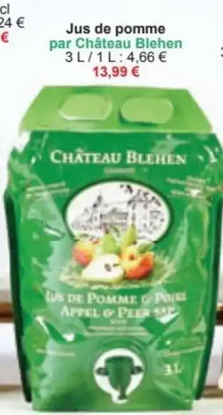 Jus de pomme par Château Blehen