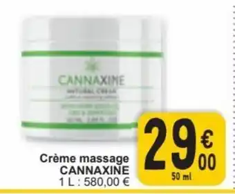 Crème massage CANNAXINE 50 ml