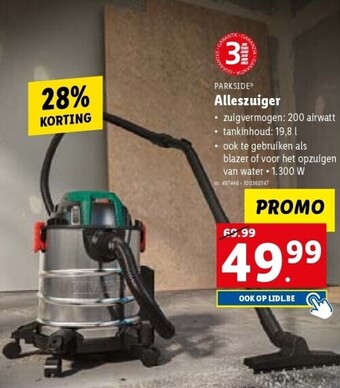 Lidl Alleszuiger aanbieding
