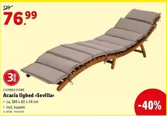 Lidl Acacia ligbed sevilla aanbieding