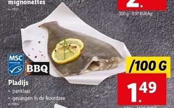 Lidl Pladijs 100g aanbieding