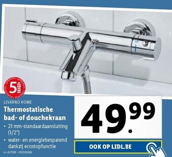 Lidl Thermostatische bad- of douchekraan aanbieding