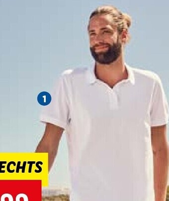 Lidl Katoenen polo aanbieding