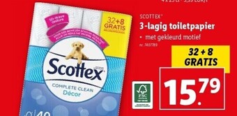 Lidl 3-lagig toiletpapier aanbieding