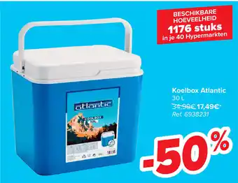 Carrefour Koelbox Atlantic 30 L aanbieding