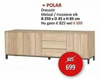 Weba Polar dressoir aanbieding