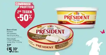 Delhaize Boter of kass aanbieding