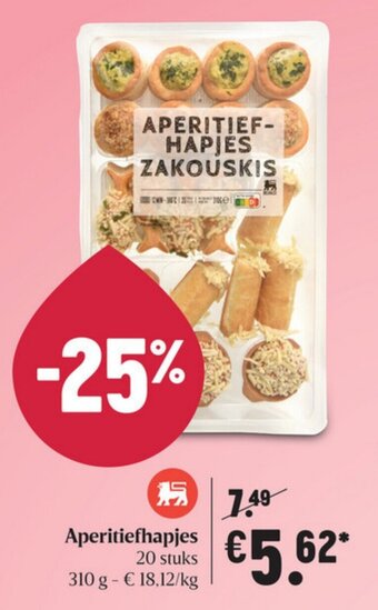 Delhaize Aperitiefhapjes aanbieding