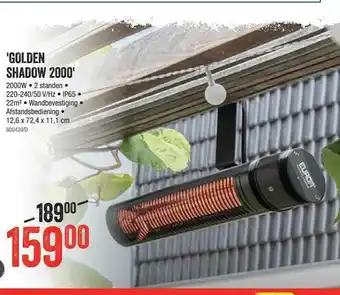 HandyHome 'golden Shadow 2000' Eurom aanbieding