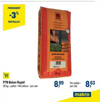 Makro Ptb Beton Rapid aanbieding