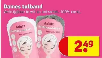 Kruidvat Dames Tulband aanbieding