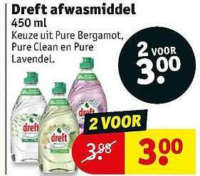 Kruidvat Dreft Afwasmiddel aanbieding