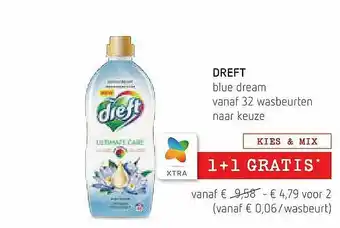 Spar Colruyt Dreft Blue Dream aanbieding