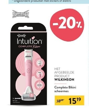 Di Wilkinson complete bikini scheermes aanbieding